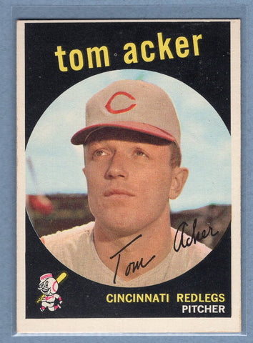 1959 Topps #201 Tom Acker EX-MT  GO42