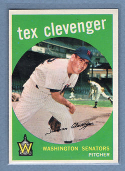 1959 Topps #298 Tex Clevenger (d) EX-MT   GO207