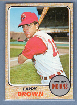 1968 Topps #197 Larry Brown EX-MT  GO545