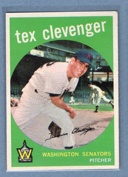 1959 Topps #298 Tex Clevenger (e) EX-MT   GO207