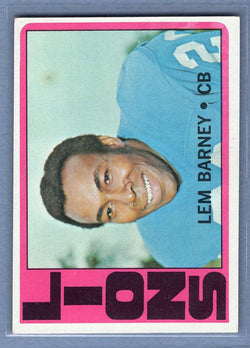 1972 Topps #42 Lem Barney (HOF) EX-MT  GO244