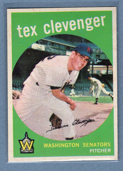 1959 Topps #298 Tex Clevenger (f) EX-MT   GO207