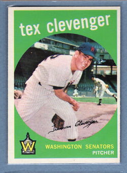 1959 Topps #298 Tex Clevenger (g) EX-MT   GO207