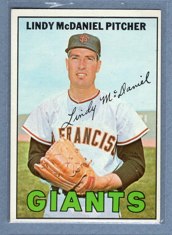 1967 Topps #46 Lindy McDaniel (b) EX-MT  GO308