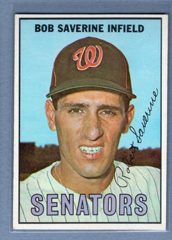 1967 Topps #27 Bob Saverine EX   GO397