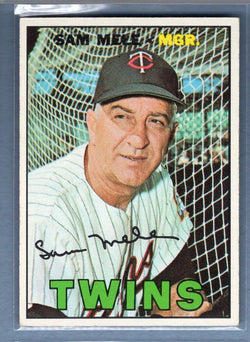 1967 Topps #418 Sam Mele EX-MT  GO523