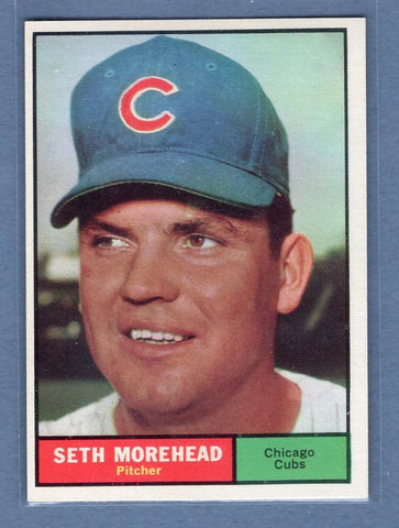 1961 Topps #107 Seth Morehead(2) NM GO220