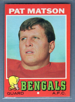 1971 Topps #72 Pat Matson NM   GO146