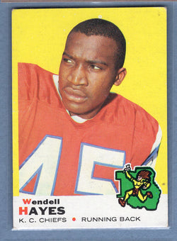 1969 Topps #58 Wendell Hayes EX        GO103