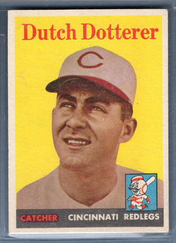 1958 Topps #396 Dutch Dotterer EX  GO149