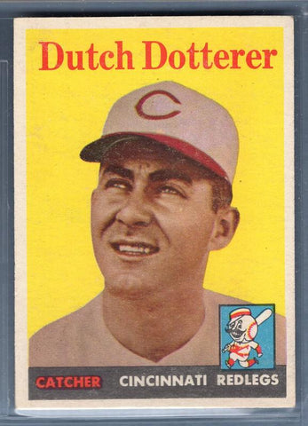 1958 Topps #396 Dutch Dotterer EX  GO149