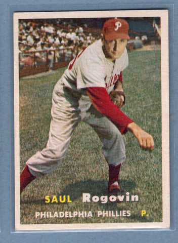 1957 Topps #129 Saul Rogovin EX-MT  GO150