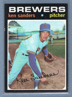 1971 Topps #116 Ken Sanders  (c) EX-MT  GO775