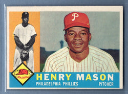 1960 Topps # 331 Henry Mason NM High Grade Set Break
