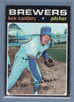 1971 Topps #116 Ken Sanders  (d) EX-MT  GO775