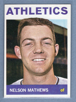 1964 Topps #366 Nelson Mathews  EX-MT  GO346