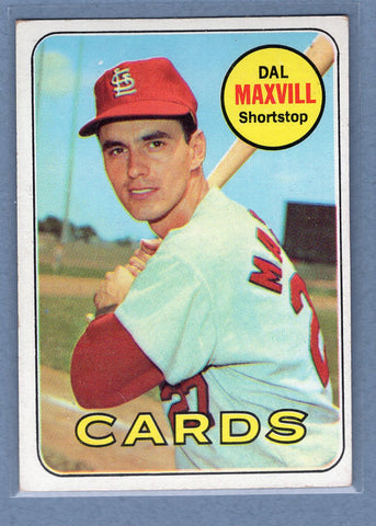 1969 Topps #320 Dal Maxvill EX  GO572