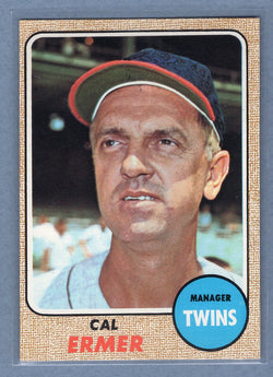 1968 Topps #206 Cal Ermer EX-MT  GO545