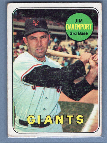 1969 Topps #102 Jim Davenport (b) VG-EX  GO577