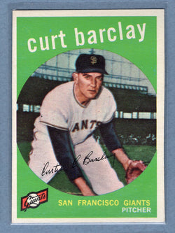 1959 Topps #305 Curt Raydon (-c) EX-MT   GO207