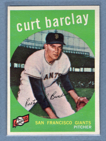 1959 Topps #305 Curt Raydon (-c) EX-MT   GO207