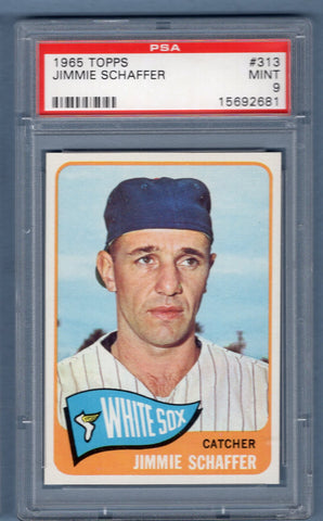 1965 Topps #313 Jimmie Schaffer (15692681) PSA 9