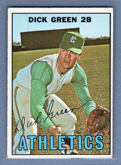1967 Topps #54 Dick Green EX-MT  GO308