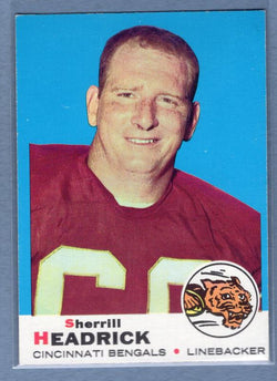 1969 Topps #9 Sherrill Headrick EX-MT  Set Break GO263
