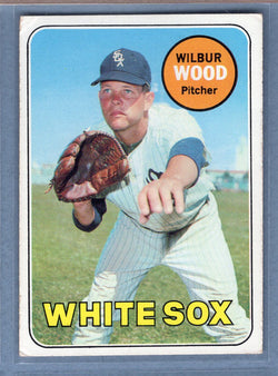 1969 Topps #123 Wilbur Wood (b) VG-EX  GO501