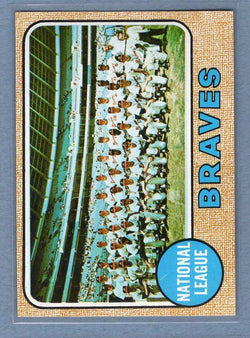 1968 Topps #221 Braves Team EX-MT  GO339
