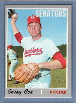 1970 Topps #281 Casey Cox  (b) EX-MT  GO750