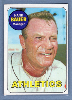 1969 Topps #124 Hank Bauer  EX   GO501