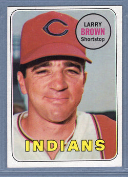 1969 Topps #503 Larry Brown EX-MT  GO661