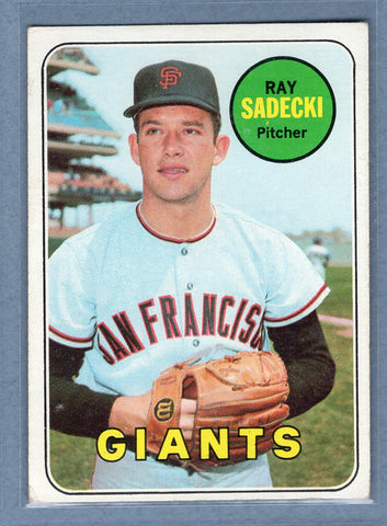 1969 Topps #125 Ray Sadecki (b) VG-EX  GO501