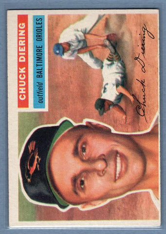 1956 Topps #19 Chuck Diering VG-EX  G078