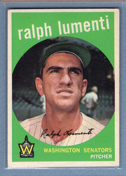 1959 Topps #316 Ralph Lumenti (Optioned) EX  GO186