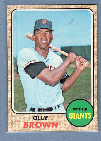 1968 Topps #223 Ollie Brown (b) EX-MT  GO339