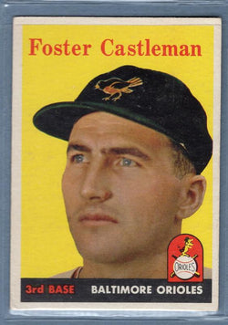 1958 Topps #416 Foster Castleman VG-EX  GO149