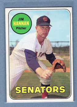 1969 Topps #106 Jim Hannan (b) EX  GO577