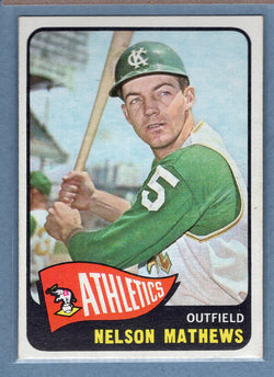 1965 Topps #87 Nelson Mathews EX-MT  GO522