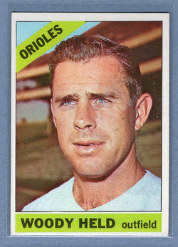 1966 Topps #136 Woody Held EX-MT  GO468