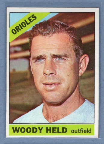 1966 Topps #136 Woody Held EX-MT  GO468