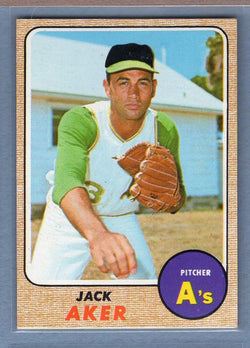 1968 Topps #224 Jack Aker EX-MT  GO339