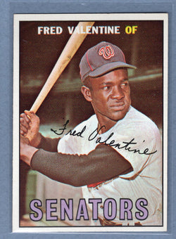 1967 Topps #64 Fred Valentine EX-MT  GO308