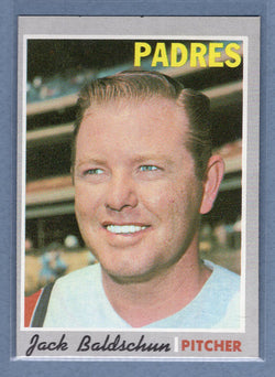 1970 Topps #284 Jack Baldschun  (d) EX-MT  GO750