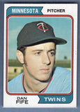 1974 Topps Baseball VG-EX