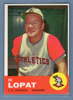 1963 Topps #23 Ed Lopat EX   GO148