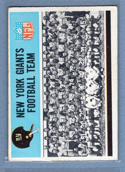 1966 Philadelphia #118 New York Giants (3) VG-EX  GO320