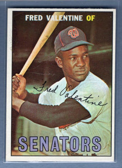1967 Topps #64 Fred Valentine EX  GO397