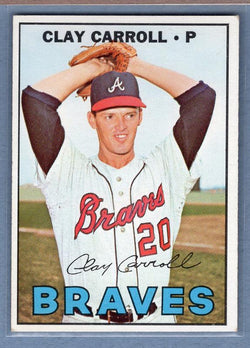 1967 Topps #219 Clay Carroll EX   GO415